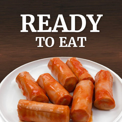 4.6 oz (Pack 24) Libby's Vienna Sausages with Barbecue Sauce, Canned Sausage