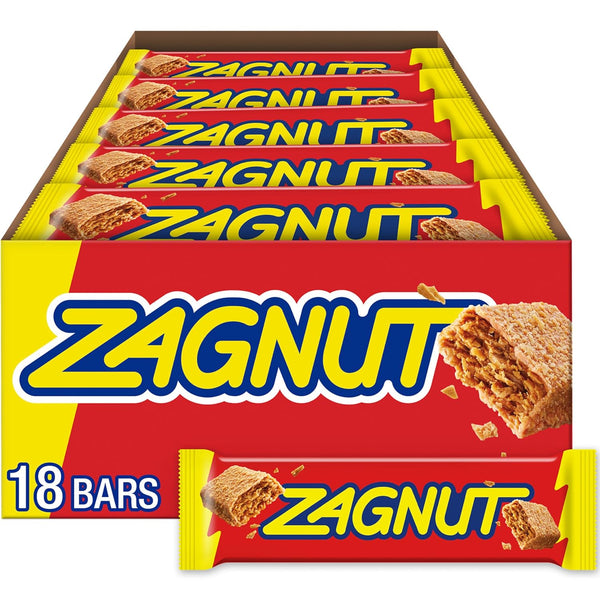 ZAGNUT Crunchy Peanut Butter with Toasted Coconut Candy Bars, 1.51 oz (18