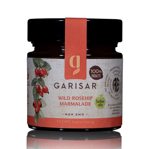 Garisar- Wild Rosehip Marmalade Sugar Free, Wild Rosehip Marmalade - Natural Wild