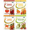 Tomato, Carrot, Apple & Mango Sandwich Wraps (Four-Pack Variety) Vegan, Gluten-Free, Low-Carb,