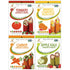 Tomato, Carrot, Apple & Mango Sandwich Wraps (Four-Pack Variety) Vegan, Gluten-Free, Low-Carb,