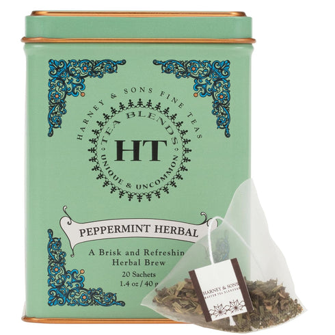 20 Count Harney & Sons Peppermint Herbal Tin