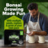 4 Bonsai Tree Kit Gifts for Men & Women - Grow Bonsai Trees - Unique Gardening Crafts for Adults, DIY Hobbies for Plant