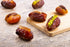 Pack 4 28oz 800g Jomara Premium Filled Dates Mix Flavors | / | Natural Dates filled with Orange Peel, Caramelized