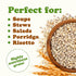 2 Food to Live - Pearl Barley, Pounds Processed Hulled Barley, Cereal Grain, Kosher, Vegan, Bulk. Cooks Faster than
