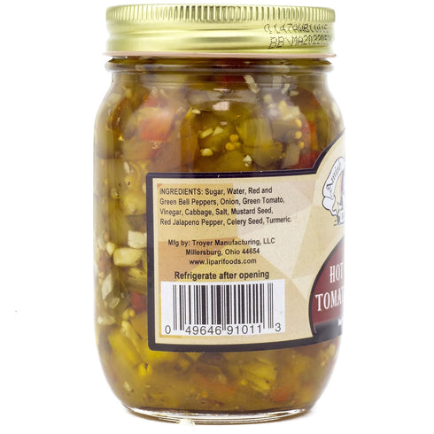 15 Amish Wedding Hot Green Tomato Relish Ounces