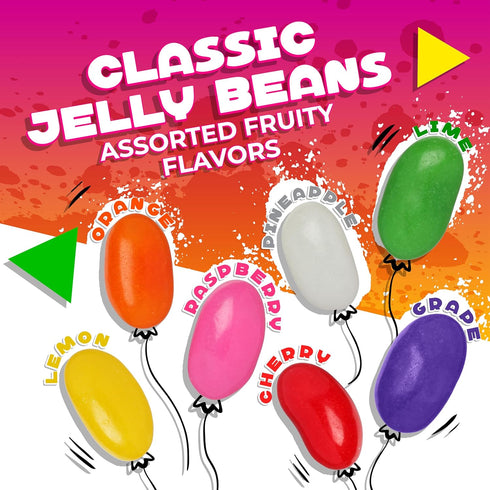 5 Jelly Beans | Pound Bag | Bulk Jelly Beans | Assorted Fruit Flavors | Chewy Candy for Gifting, Dessert Decorating