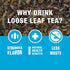 16oz 200 Tiesta Tea - Palm Beach Punch, Loose Leaf, Fruit Punch Herbal Tea, Caffeine-Free Tropical Blend with Apple