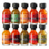 Set, Pack Set 10 Master Hot Sauce Collection Sampler Gourmet Flavors Include Habanero, Scotch Bonnet, Jalapeno