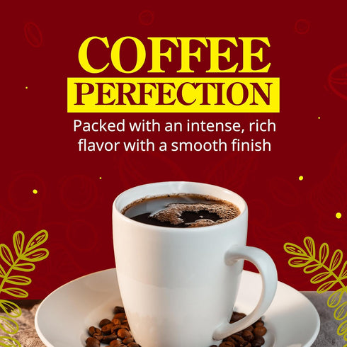 8.83 oz (12 pack) El Coqu Dark Roast Espresso Ground Coffee, Rich, Ground Coffee, Bulk Coffee, Authentic Puerto Rican