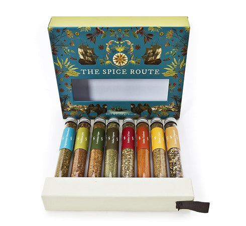 8-Pack Set eat.art Spice Route | Superb Collection of Iconic and Exotic Spice Blends from Around the Globe | Gift