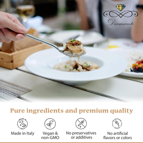 105g Diamante Italy Black Truffle Sea Salt with Glass Grinder - Gourmet Truffle Salt Seasoning - Specialty Seasoning