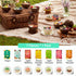 SUNGIVEN Pack 7 7-Packs, 18.5oz High Protein Overnight Oats Variety - Flavors Low Sugar High Fiber Instant Oatmeal