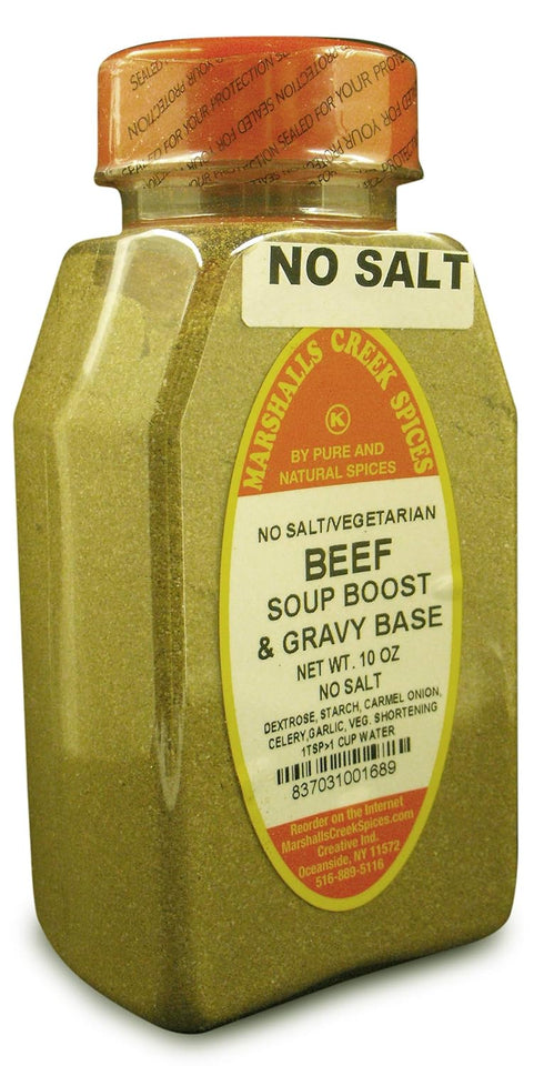 Marshall’s Creek Spices New Size Marshall’s Creek Spices Soup Gravy Base, Beef, No Salt, Vegetarian Seasoning, 10 Ounce, 10 Ounce