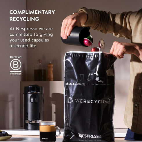50 Count Nespresso Capsules Original Line, Buenos Aires Lungo, Light Roast Coffee, Espresso Coffee Pods