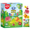 AMOS 4D Vegan Gummy Blocks Candy Assorted Fruit Flavors, Made with Real