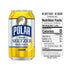 12 oz 24 pack Polar Seltzer Water Lemon, fl cans