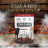 (26g 190 12oz (1 count) Ovation Foods Steak-N-Eggs Beef Strips, Zero Sugar, High-Protein Jerky premium protein), Gluten