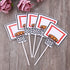 JANOU Basketball Sports Cupcake Toppers, Cake Picks Decoration for Birthday, Baby Shower, Wedding Party, Pack of 20