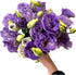 10 Next day delivery Stems Lisianthus Grade Smoked Purple Platycodon Fresh Cut Flowers Bouquet Birthdays Friendship