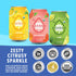(12 Pack, Asarasi Organic Sparkling Tree Water - Aluminum Cans lime)