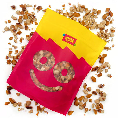 1 Smoky Bacon Cheese Pretzel Pieces | Pound Bag | Bold Flavored, Naturally Seasoned Pretzels | Crunchy, Salty Pretzel