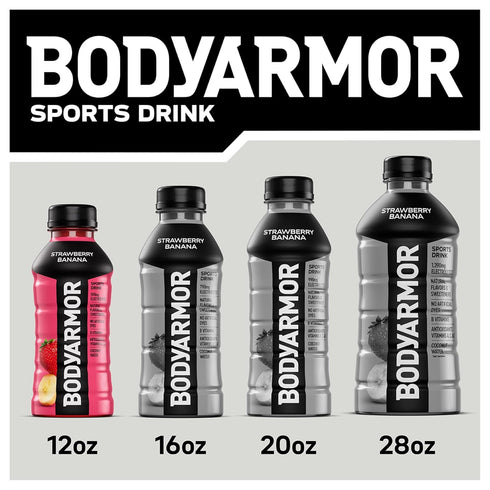 12 Oz (8 Pack), BODYARMOR Sports Drink, Fruit Punch, Electrolyte Drink Hydration, Fl Bottles Flavored Coconut Water