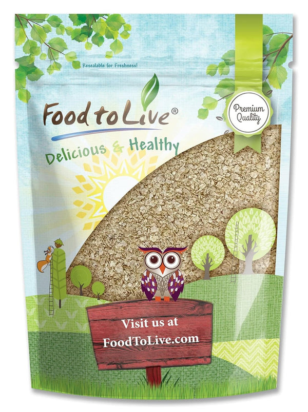 Food to Live Amaranth Flakes, 4 Pounds Flaked Whole Amaranth Seeds, Vegan.