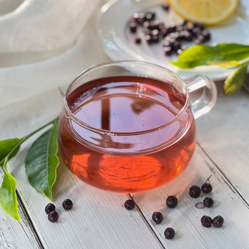 18 Count (Pack 6), 108 Bigelow Tea Green Tea with Elderberry Plus Vitamin C, Caffeinated Tea with Elderberry, Box