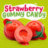 Gummy 30 Count 19 Oz Gummies Gummy Strawberry Candy - - Jar - Jelly Filled - Individually Wrapped Balls Candy - Party