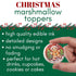 (3 Count) Christmas Marshmallow Toppers, Perfect for Hot Cocoa Toppings or Dessert Decorating Candy, Assorted Holiday