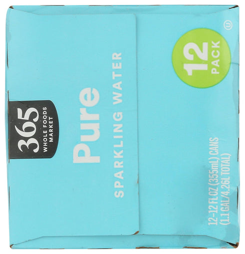 365 12 Count Whole Foods Everyday Value, Sparkling Water Pure