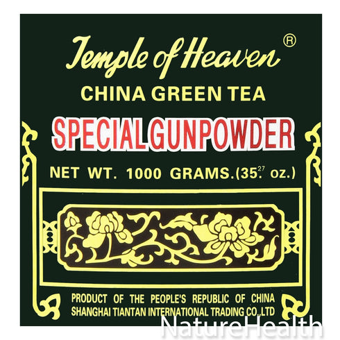 Temple of Heaven China Green Tea Special Gunpowder 1 Kilo Guaranteed Authenticity, 2.2 Pound (Pack
