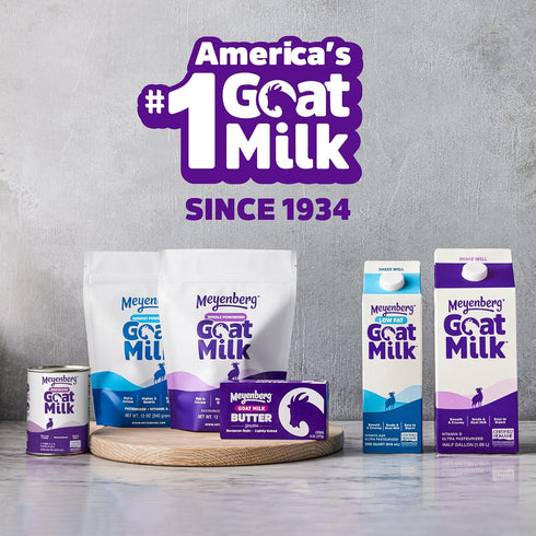 12oz 1pk Meyenberg Nonfat Powdered Goat Milk, pouch, Kosher, Gluten Free, Vitamins A & D