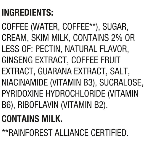 195mg Ginseng,11 oz, 12pk SToK Cold Brew Energy Vanilla Cream, Energy Coffee Beverage with Caffeine to Help Support