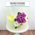 1.75 Inch 10 Count Global Sugar Art Azalea Sugar Cake Flowers White with Wire and Stamen, by Chef Alan Tetreault