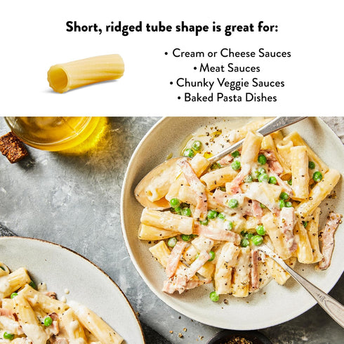 1 7 Pack, 9 DeLallo Tortiglioni Pasta, Pound Bag, Tube Shape, Made with Durum Wheat Semolina Flour, Imported from