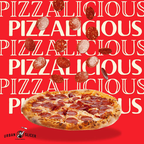 13.4 oz 2 Urban Slicer Pizza Worx, Outdoor Grilling Pizza Dough Mix, Make-At-Home Dough Kit, Crispy Thin Crust, Bag