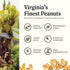 25 oz (1 Pack) 3 7g Belmont Peanuts Gourmet Sea-Salted Virginia Peanuts, Only Simple Ingredients, No Preservatives