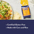 12 oz (7 Pack), DeLallo Gluten Free Orzo Pasta, Bag, Made with Corn and Rice Flour, Handcrafted in Italy, Non-GMO, All
