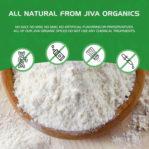 2 Jiva Organic Barley Flour Pound - All Natural & Raw - Product of India