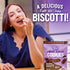 Cooper Street Twice Baked Brownie Chocolate Biscotti Cookies, Light and Crispy Coffee Cookie Bites, 5oz