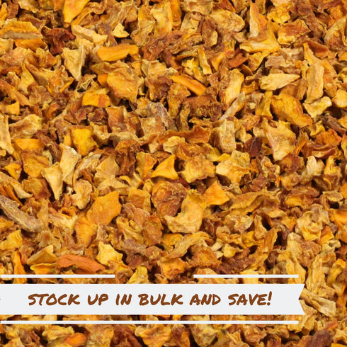 12 OZ Dried Sweet Potato Dices by Its Delish, Bag | Dehydrated Raw Ready-To-Cook Chopped Sweet Potatoes Flakes Great