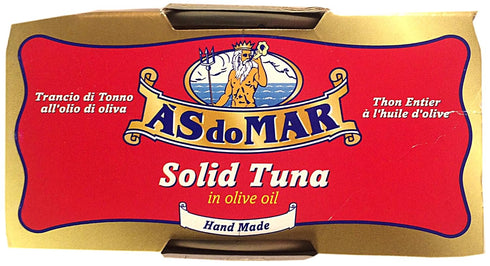 A's do Mar (Pack 3), 7.05 oz , Solid Tuna in Olive Oil of Imported from Portugal, (each)