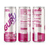 140MG 12 Oz, Pack 12 GURU ZERO SUGAR Dragon Fruit Cherry Sorbet Organic Energy Drink with Plant Based Natural Caffeine