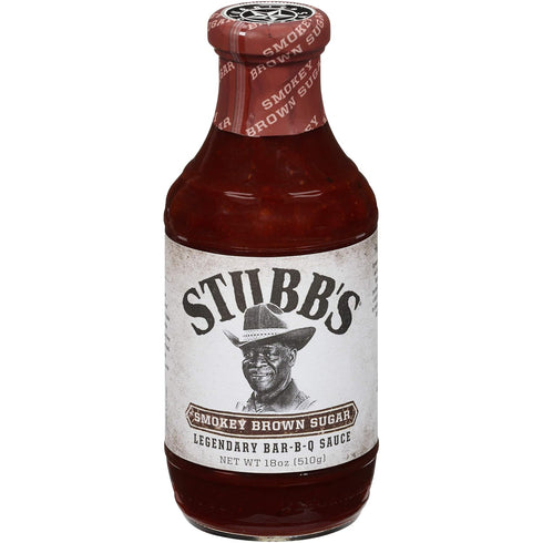 Stubb's Smokey Brown Sugar BBQ Sauce, 18 oz (Pack of 6)