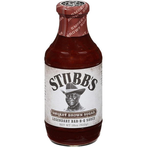 Stubb's Smokey Brown Sugar BBQ Sauce, 18 oz (Pack of 6)