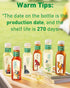 16.9 oz (Pack 15), 0 ORIENTAL LEAF Unsweetened Iced Tea Bottled Oolong Tea, FL bottles of Brewed Tea Drinks, Sugar