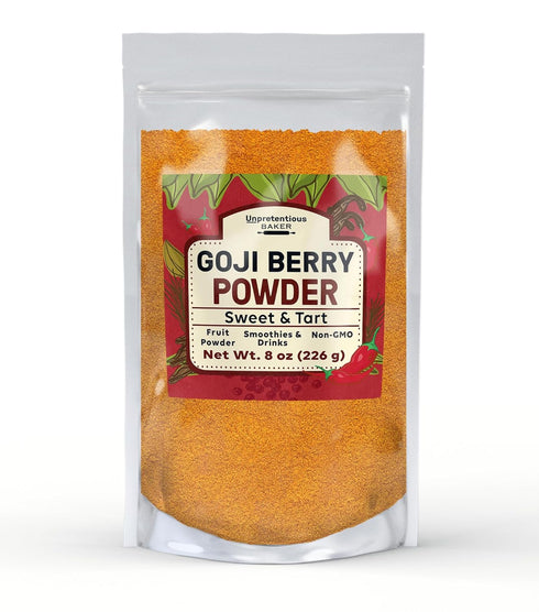 Unpretentious Goji Berry Powder, Drink & Smoothie Mix-in, Sweet & Tart, Fruity