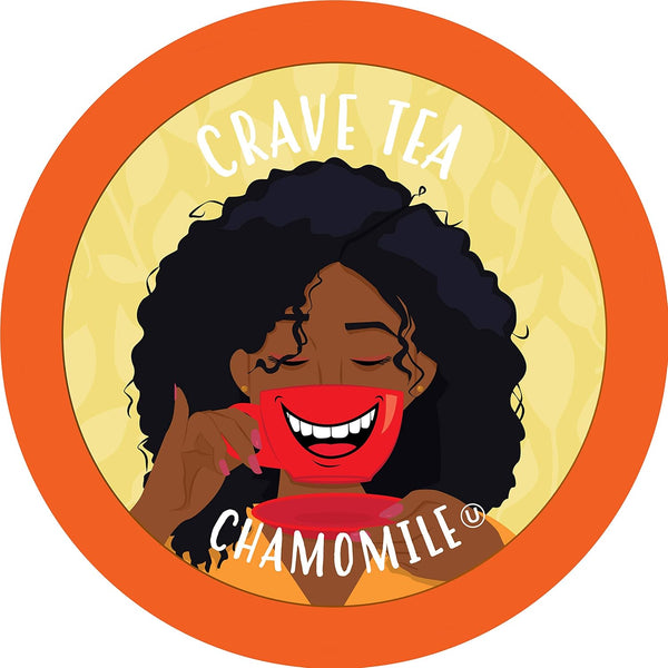 Crave Beverages Tea Pods, Chamomile for Keurig K Cup Brewers, 100 Count